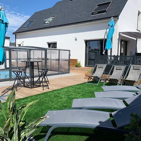 Maison 10 Pers En Bord De Mer Avec Piscine Chauffee Toute L'Annee, Spa Et Hamman Surzur 외부 사진