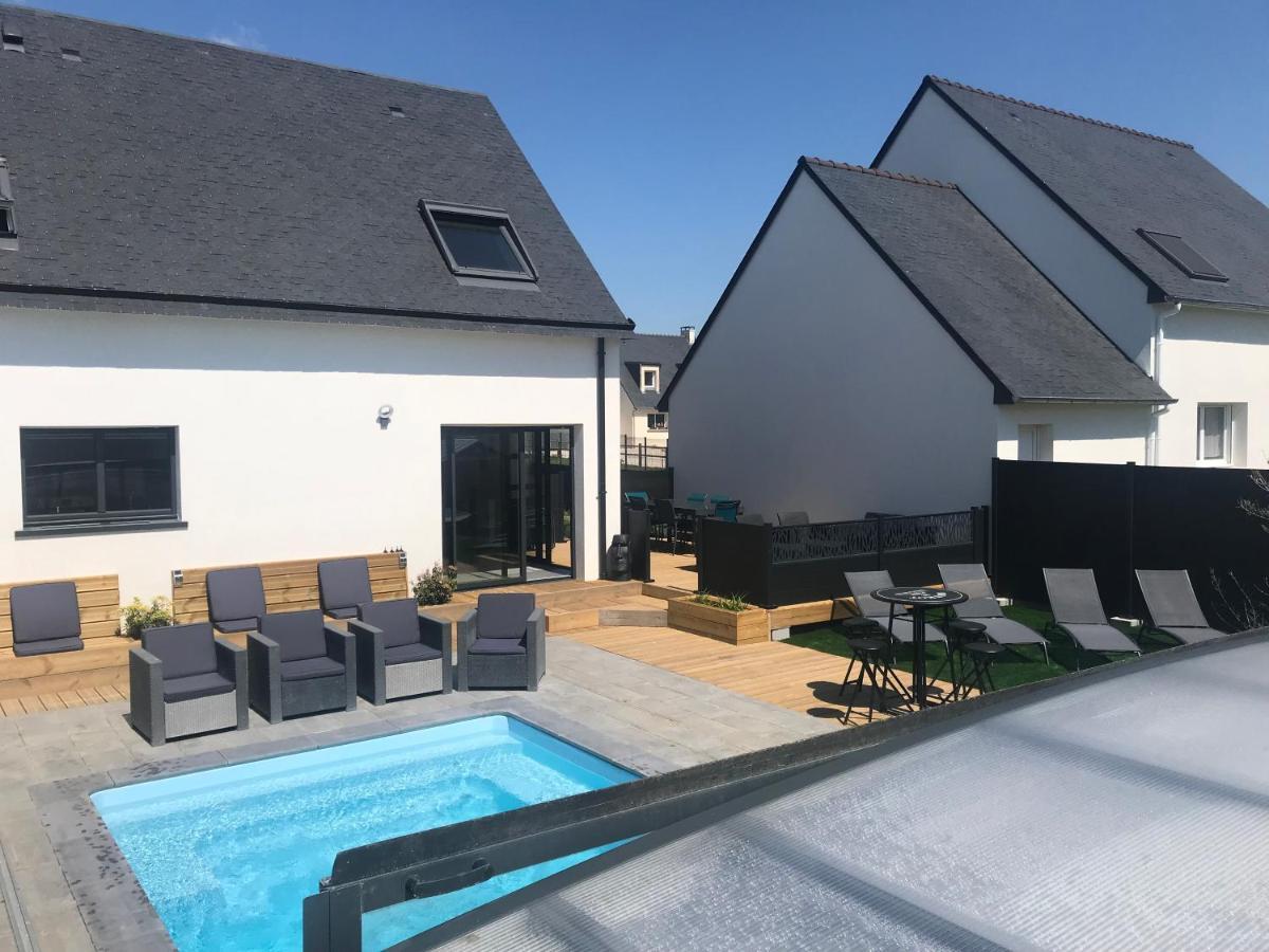Maison 10 Pers En Bord De Mer Avec Piscine Chauffee Toute L'Annee, Spa Et Hamman Surzur 외부 사진